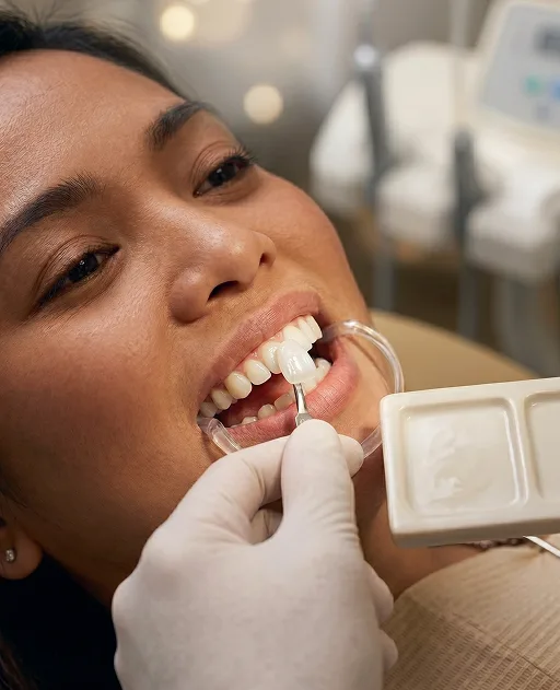 Dental Veneers treatment at WhiteLine Dental Clinic Al Rigga