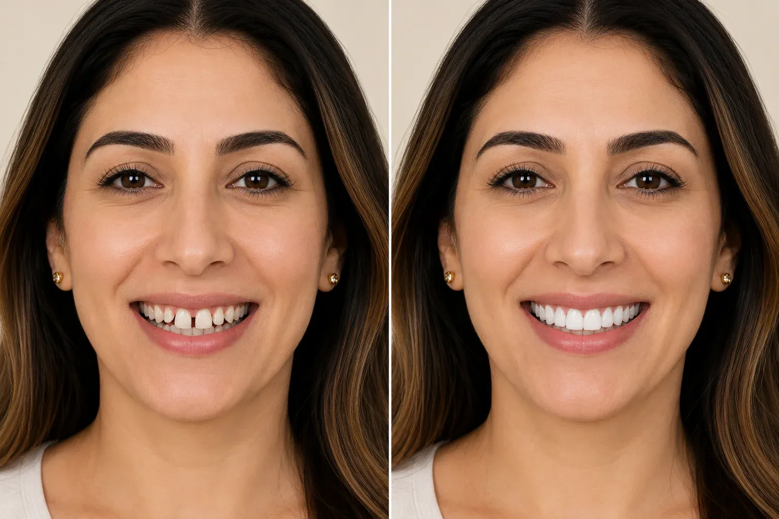 Invisalign results at WhiteLine Dental Clinic Al Rigga