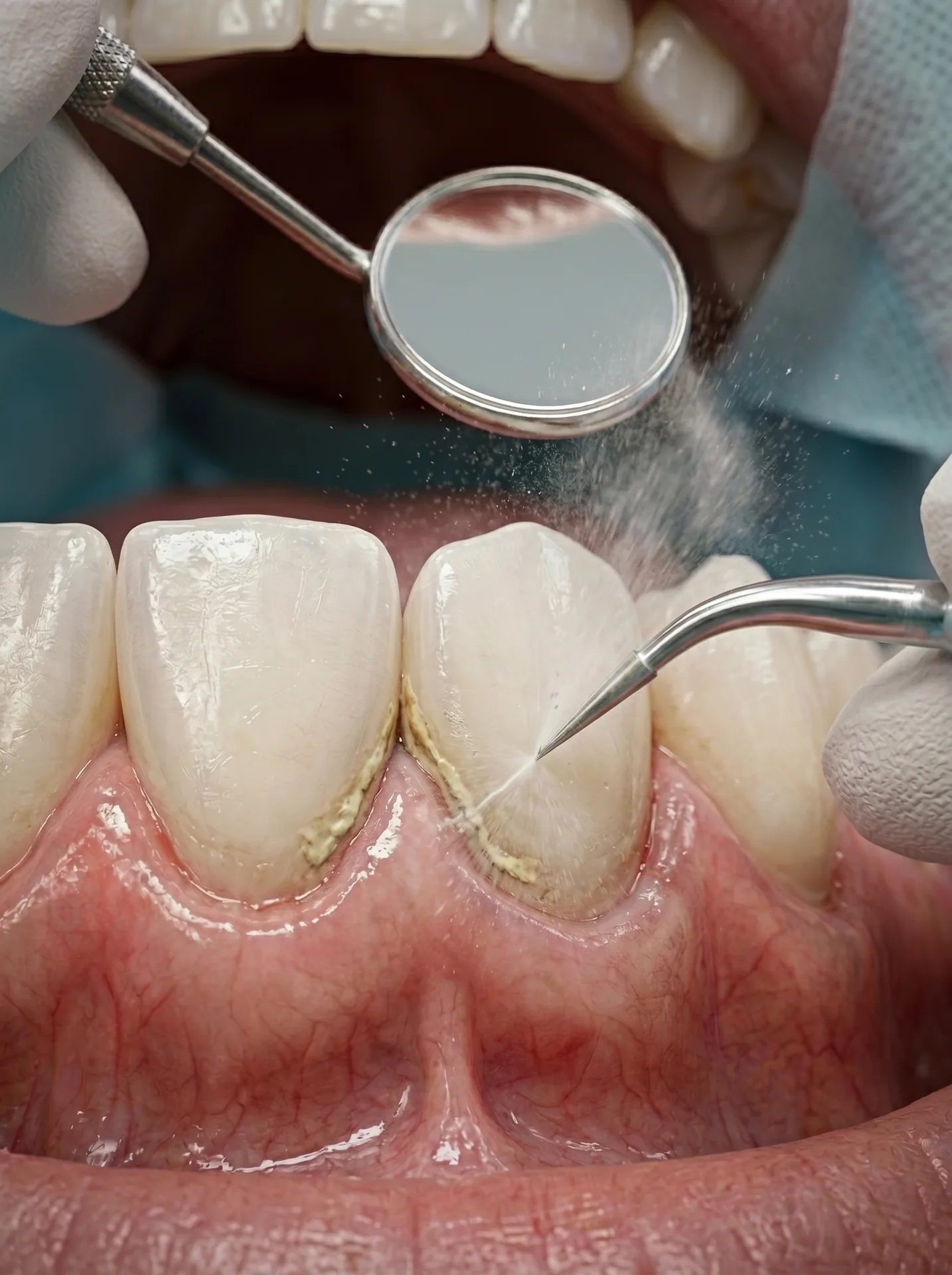 Teeth Cleaning treatment at WhiteLine Dental Clinic Al Rigga