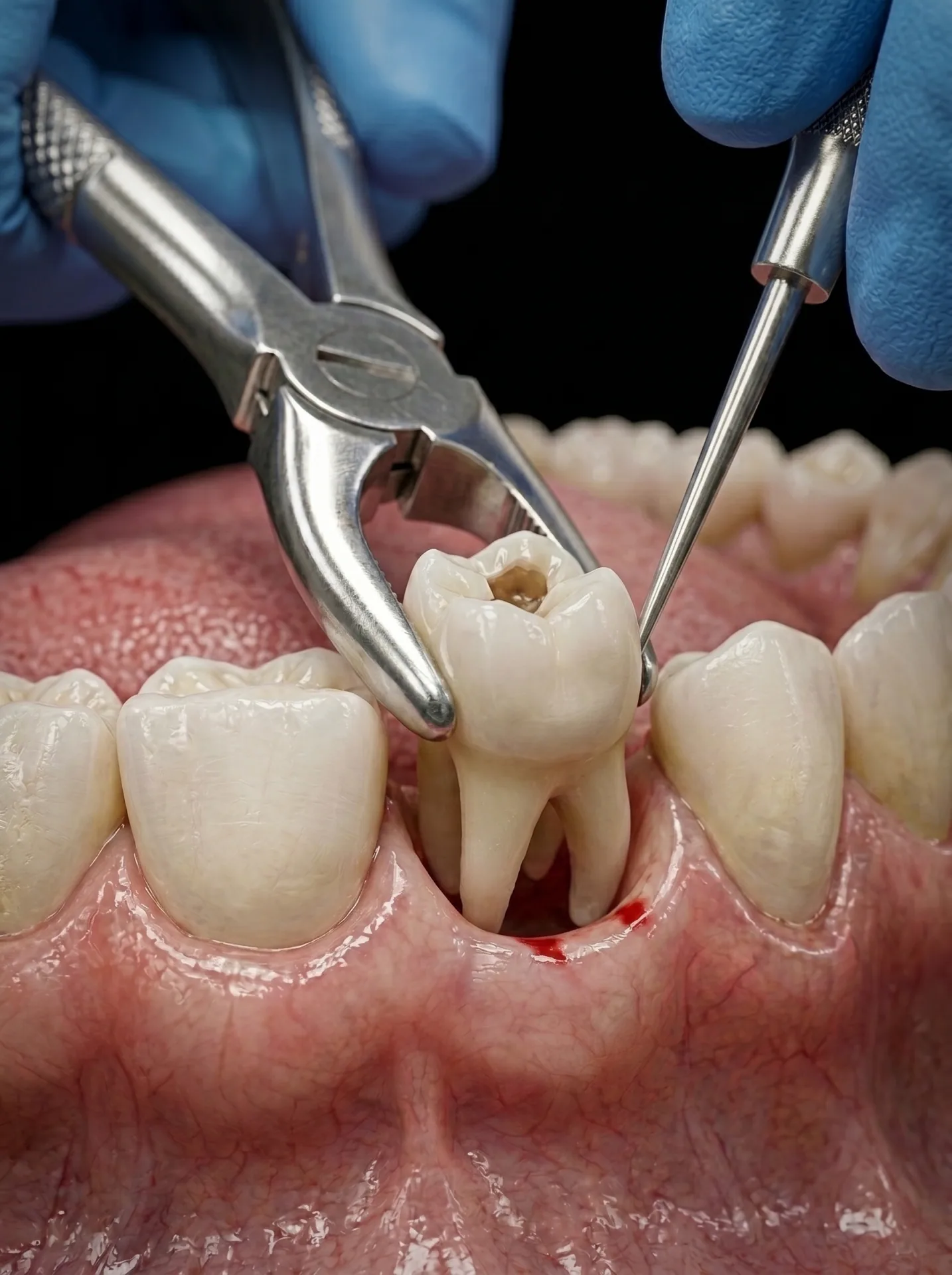Tooth Extraction treatment at WhiteLine Dental Clinic Al Rigga