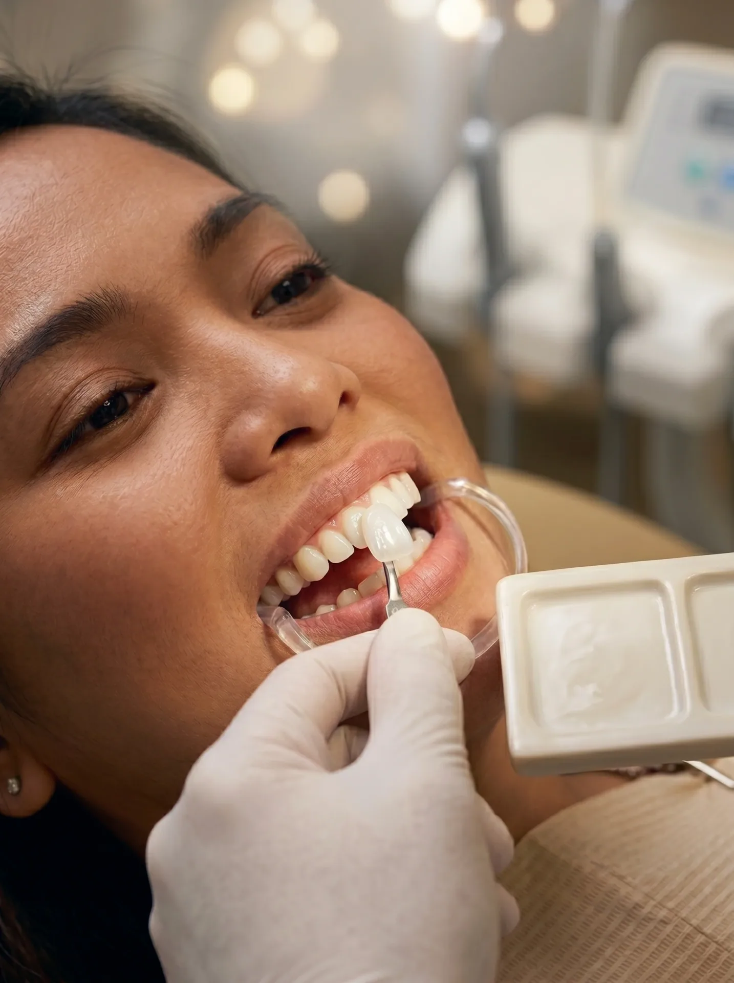 Dental Veneers treatment at WhiteLine Dental Clinic Al Rigga